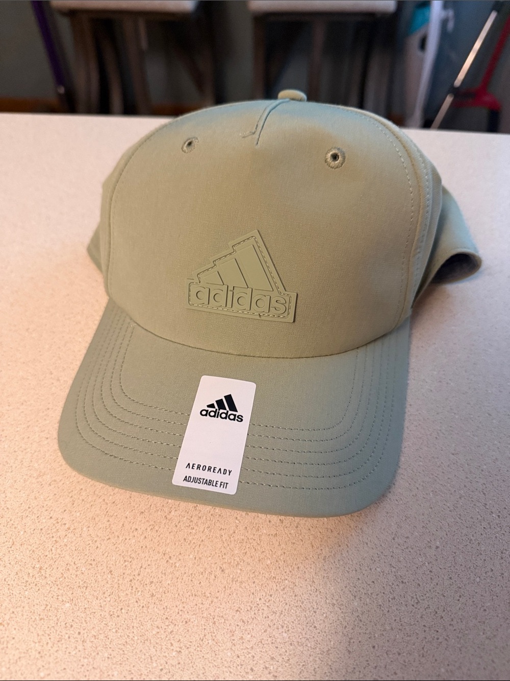 adidas Men’s Sage Green AEROREADY Baseball Cap